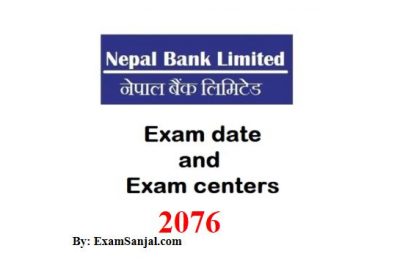 Nepal Bank Limited Published Exam Routine Schedule of All Level