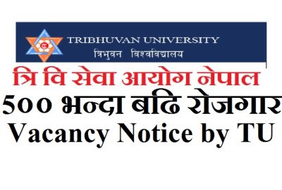 Vacancy Notice By TU Service Commission in Various Post