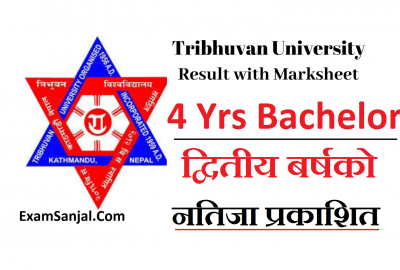 4 yrs Bachelor 2nd Year B.Sc Second year result published by T.U. ( 4 Years B.Sc 2nd year result by T.U.)