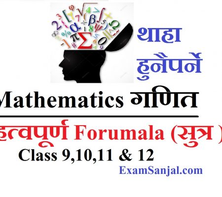 Maths Formula & Equation Important Maths Formula Collection