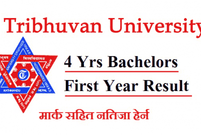 B.Sc first year result published by Tribhuwan University