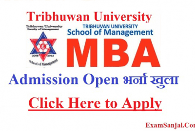 TU MBA Admission Notices Master in Business Administration