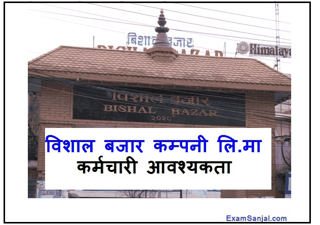 Bishal Bazar Company Ltd Job Vacancy Notice in various Posts level