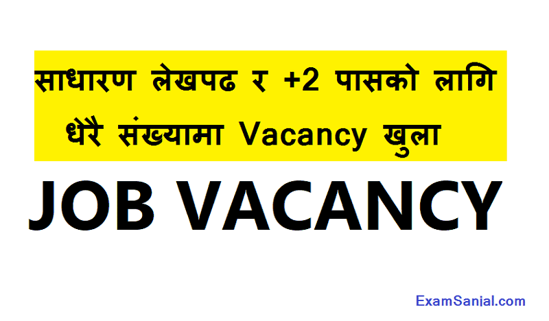 Job Vacancy Notice in various posts Co-Operative Jobs vacancy