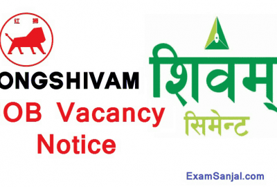 Hongshi Shivam Cement Company Job Vacancy Notice various posts