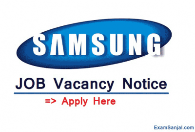 SAMSUNG Company Job Vacancy Career Opportunity Notice