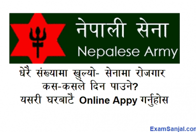 Nepal Army Job Vacancy Notice Prabidhik Technical Nepali Sena
