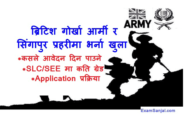 British Gurkha Army & Singapore Police Admission Open Apply