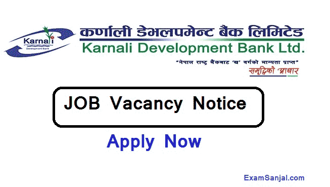 Karnali Development Bank Job Vacancy Notice Banking Career