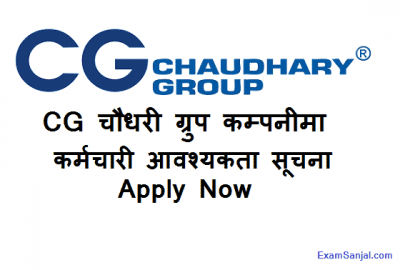 CG Chaudhary Group Company Job Vacancy Notice Apply CG Career