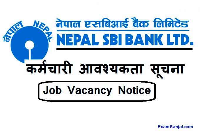 Nepal SBI Bank Job Vacancy Apply State Bank of India Jobs Online