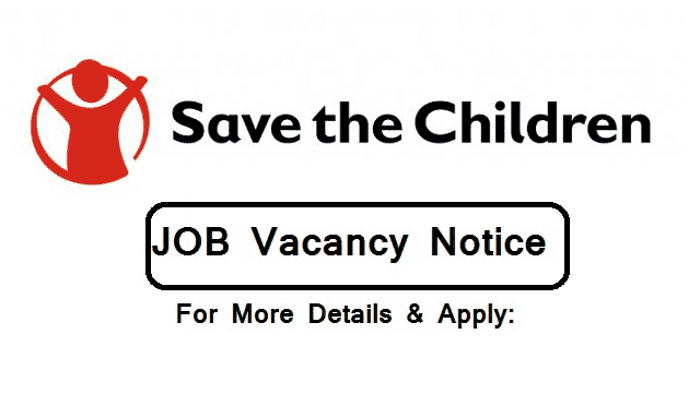 Save The Children INGO Project Job Vacancy Notice