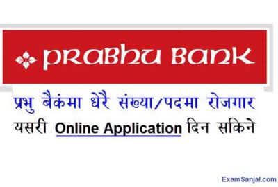 Prabhu Bank Job Vacancy Post Apply Bank Jobs Online Now