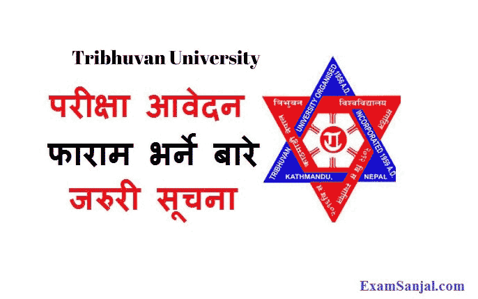 TU Bachelor Level BED BBA BSC Exams Application Form Regular Partial