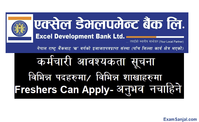 Excel Development Bank Job Vacancy Notice Apply Bank Jobs