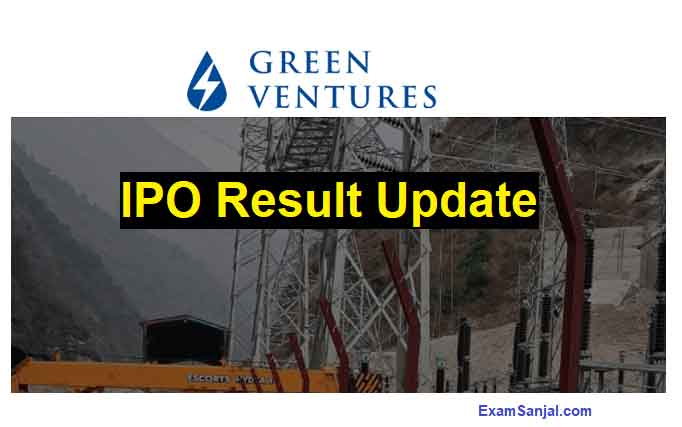 Green Ventures Limited IPO Result Update Check IPO Result