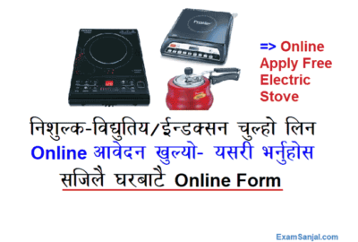 Electric Induction Stove For Students Electric Stove Chulho Application Form Students