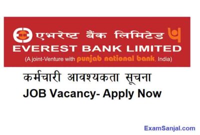Everest Bank Limited Job Vacancy Notice Apply Banking Jobs Nepal