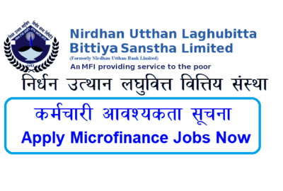 Nirdhan Utthan Laghubitta Job Vacancy Apply Nirdhan Utthan Microfinance jobs
