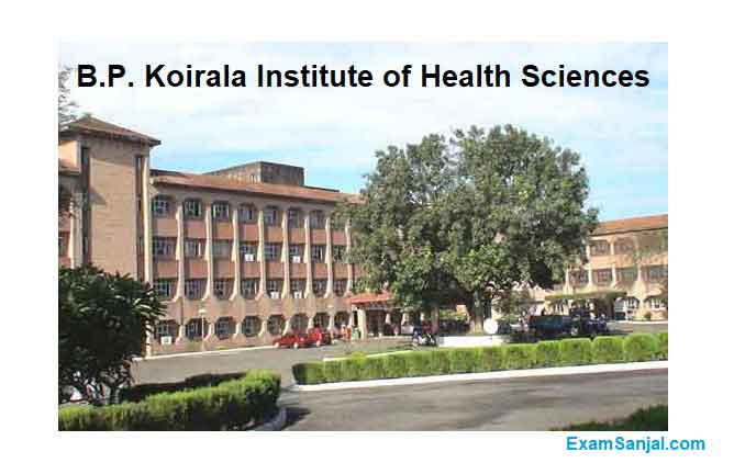 BPKIHS BP Koirala Institute of Health Science Job Vacancy Apply Health jobs