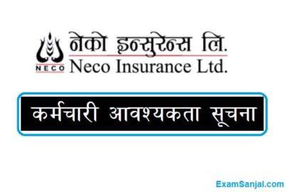 Neco Insurance Company Job Vacancy Apply Insurance Company Jobs