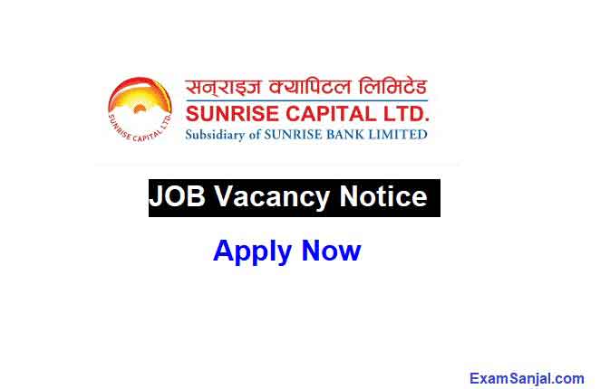 Sunrise Capital Limited Job Vacancy Apply Sunrise Capital Job