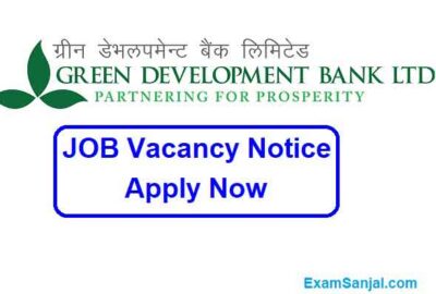 Green Development Bank Job Vacancy Apply Banking Job Nepal