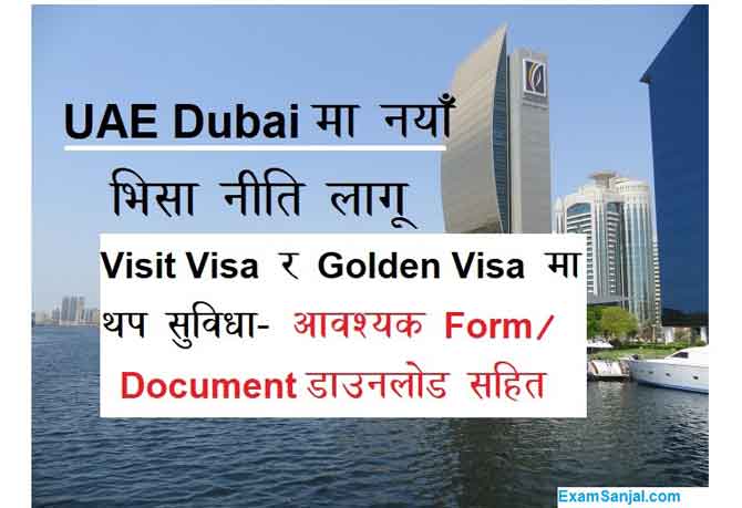 UAE Dubai Visit Visa Golden Visa Green Visa Application Process Apply Dubai UAE Visa