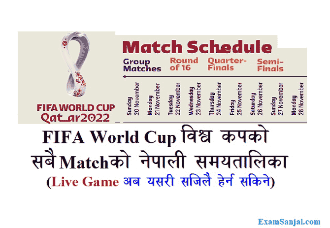 World Cup 2022 Final Game Time Schedule In Nepali Time How To Watch 