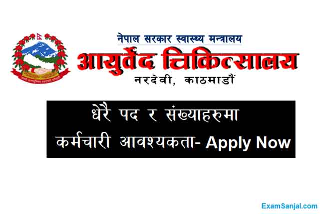 Ayurveda Hospital Nardevi Job Vacancy Apply Ayurveda Chikitsalaya jobs