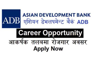 Asian Development Bank ADB Job Vacancy Apply ADB Career