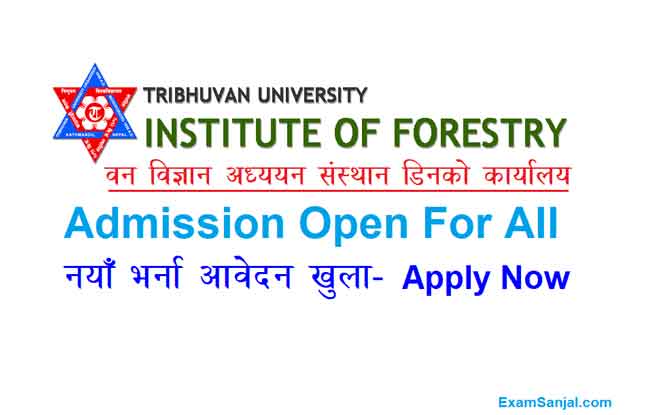 MSC Forestry Wildlife Management MSC Community Forestry Watershed Management IOF Admission