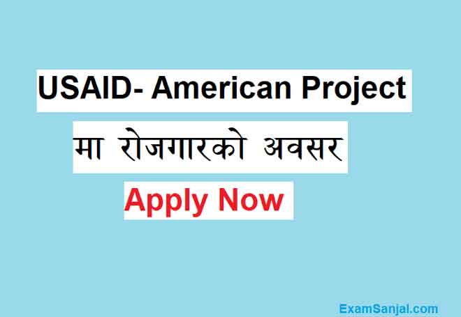 USAID Project Job Vacancy Nepal Apply NGO INGO Jobs