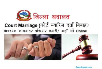 Court Marriage Registration Process in Nepal Documents Required Online Court Marriage Apply