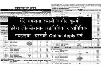 PPSC P2 Gov Np Apply Job Pradesh 2 Madhesh Lok Sewa Job Sarkari Jagir Apply
