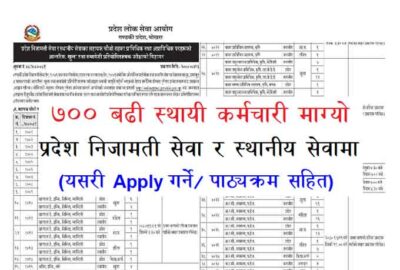 Gandaki Pradesh Nijamati Sewa Job Vacancy Online PPSC Gandaki 4th Assistant