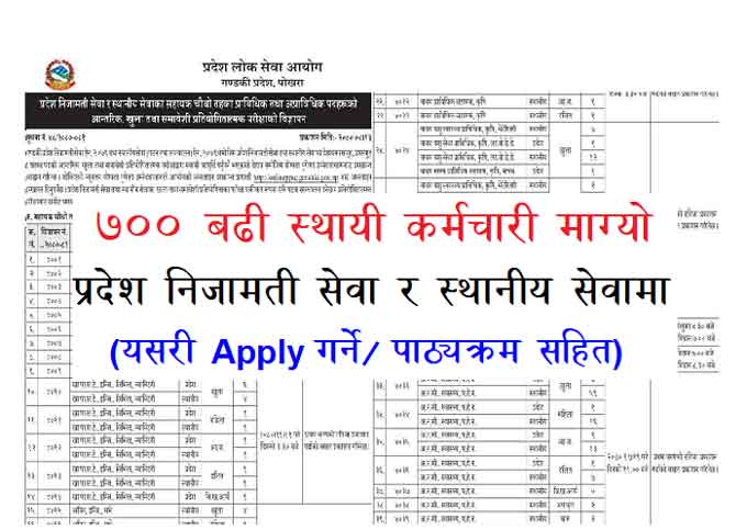Gandaki Pradesh Nijamati Sewa Job Vacancy Online PPSC Gandaki 4th Assistant